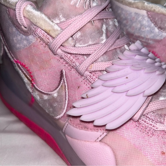 Nike KD 12 Aunt Pearl Basketball Shoes Breast Cancer Awareness Pink Plush Mesh main image 7